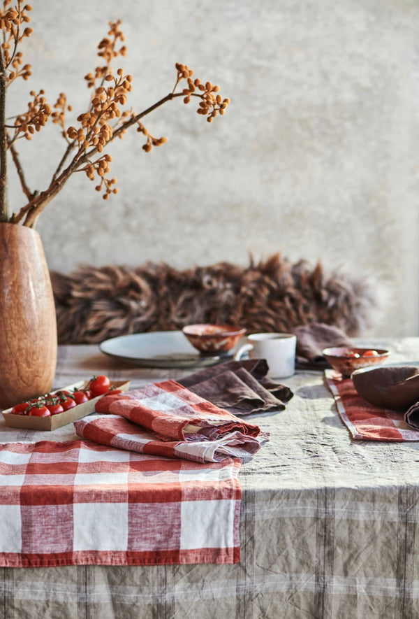 Linen Napkin (set of 4) in Paprika