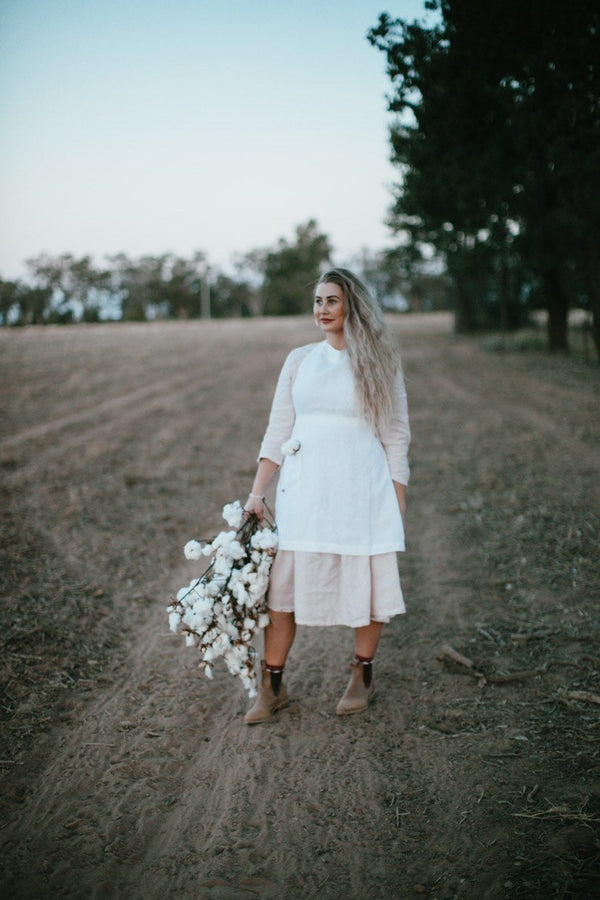 Stonewashed Linen Apron